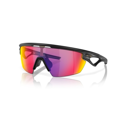 Okulary przeciwsłoneczne Oakley Sphaera (kolor szkła: Prizm road) czarny mat - 1 para okularów z twardym etui.